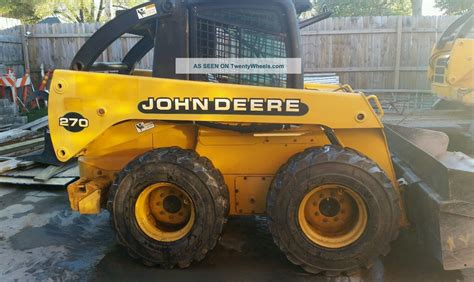 john deere skid steer 270 hp|jd 270 skid steer specs.